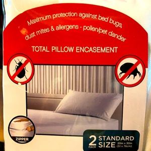 2 new in package zippered pillow covers